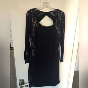 Elegant Black Lace Dress